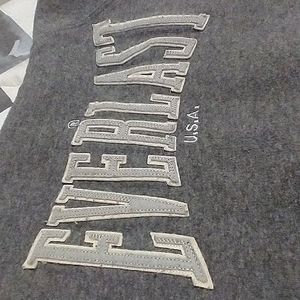 Everlast zip up  fleece crop top hoodie (L)